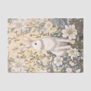 Papel De Seda Hermano blanco lindo Pastel Floral Amarilla