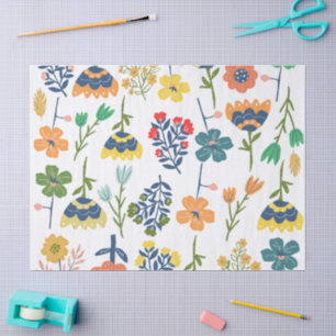 Papel De Seda Hermosa acuarela floral Colores bonitos Rosa
