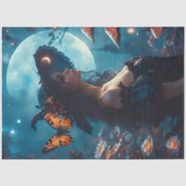 Papel De Seda Hermosa bruja oscura