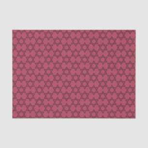 Papel De Seda Hermosa Burgundy Hanukkah