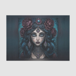 Papel De Seda Hermosa cantante de fortuna gitana desmoronada