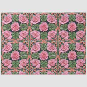 Papel De Seda Hermosa colección de rosas rosas rosas