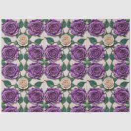 Papel De Seda Hermosa colección moderna de Rosas morados