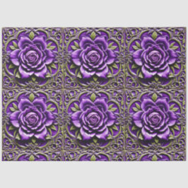 Papel De Seda Hermosa colección popular de Rosas morados