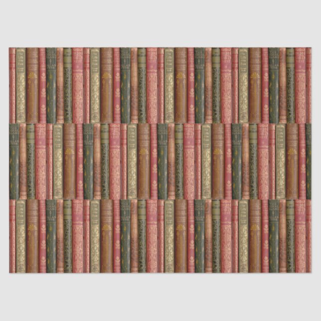 Papel De Seda Hermosa columna de libros (Bee 3) (Anverso)