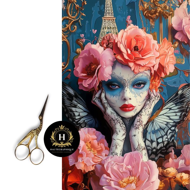 Papel De Seda Hermosa Decoración Gótica de la Torre Eiffel (Subido por el creador)