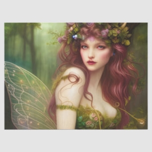 Papel De Seda Hermosa fantasía Hada Princesa Decoupage