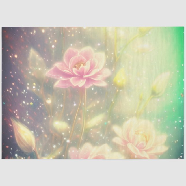 Papel De Seda Hermosa flor (Anverso)