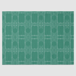 Papel De Seda Hermosa Flor Verde Menta