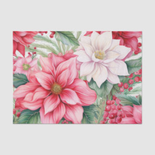 Papel De Seda Hermosa Floral