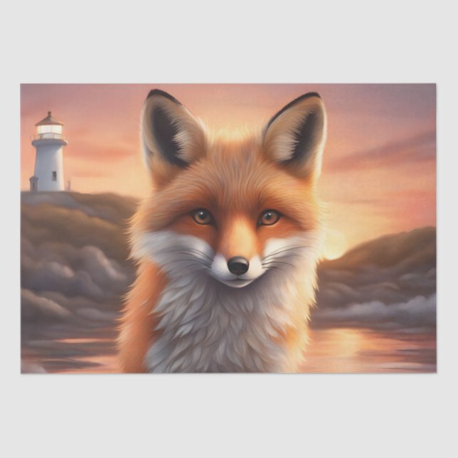 Papel De Seda Hermosa Fox (Anverso)