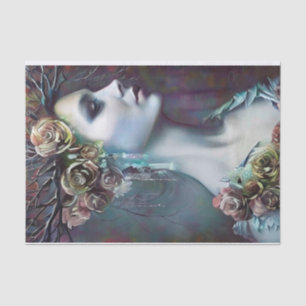 Papel De Seda Hermosa mujer gótica