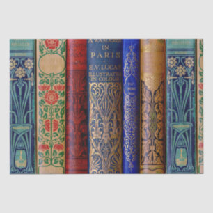 Papel De Seda Hermosa página de libros (París)