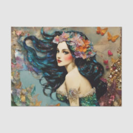 Papel De Seda Hermosa sirena