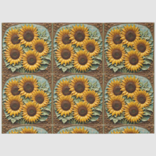 Papel De Seda Hermosas colecciones populares de girasoles