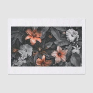 Papel De Seda Hermosas flores10