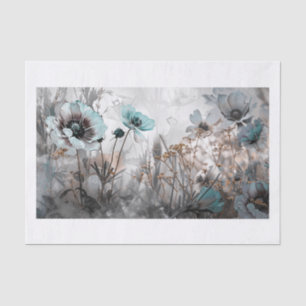 Papel De Seda Hermosas flores13