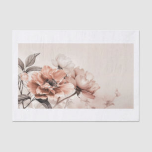 Papel De Seda Hermosas flores15