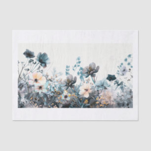 Papel De Seda Hermosas flores17