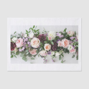 Papel De Seda Hermosas flores2