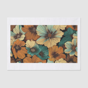 Papel De Seda Hermosas flores26