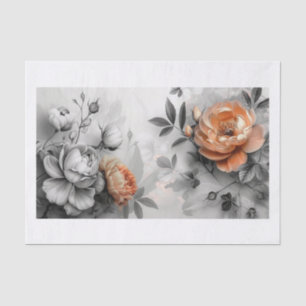 Papel De Seda Hermosas flores6