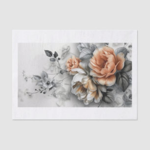 Papel De Seda Hermosas flores9