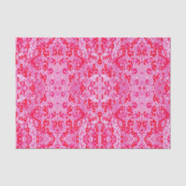 Papel De Seda Hermosas Flores Rojas