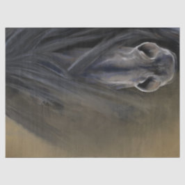 Papel De Seda Hermoso caballo negro