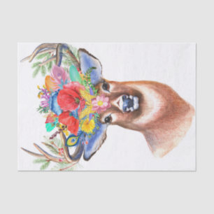 Papel De Seda Hermoso ciervo