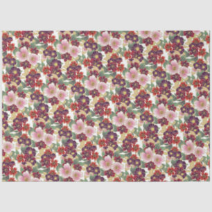 Papel De Seda Hermoso patrón colorido con elementos florales