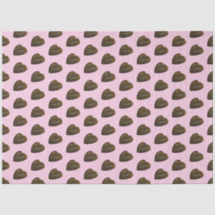 Papel De Seda Hermoso patrón de corazón de chocolate