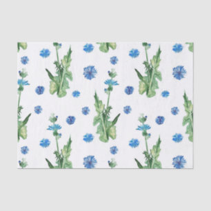 Papel De Seda Hermoso patrón de flores acuáticas