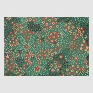 Papel De Seda Hermoso patrón floral japonés vintage