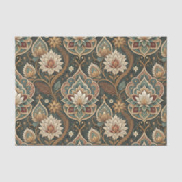 Papel De Seda Hermoso patrón mural floral Art Nouveau vintage