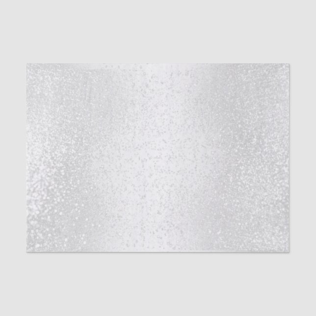 Papel De Seda Hermoso Purpurina blanco falso (Anverso)