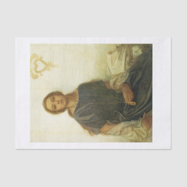 Papel De Seda Hermoso retrato (Anverso)