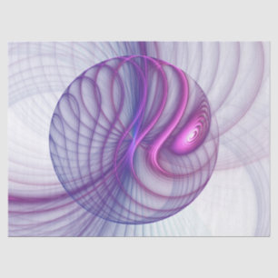 Papel De Seda Hermoso Swing Moderno Resumen Arte Fractal Rosa