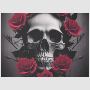 Papel De Seda Hermosos Rosas góticos y oscuros crían Sigil