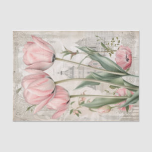 Papel De Seda Hermosos tulipanes de Ámsterdam