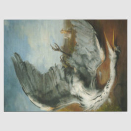 Papel De Seda Heron herido (por George Frederick Watts)