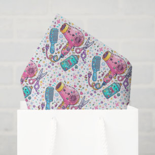 Papel De Seda Herramientas de estilista de cabello lindas en est