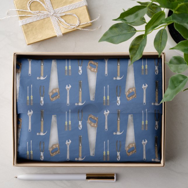 Papel De Seda Herramientas de hombre habil  (Regalo )