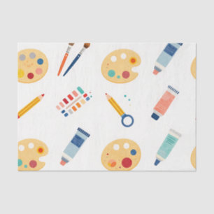 Papel De Seda Herramientas de pintura para artistas Patrón Lindo