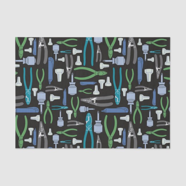 Papel De Seda Herramientas eléctricas del comercio (Anverso)