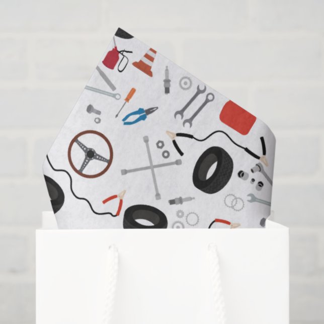 Papel De Seda Herramientas mecánicas para automóviles (Bolsa de regalo)