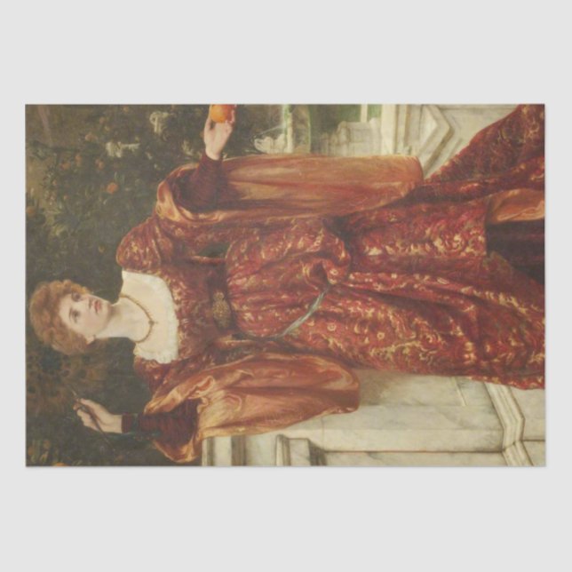 Papel De Seda Hesperia (por Frank Dicksee) (Anverso)