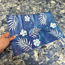 Hibisco de hoja tropical botánica de Hawái