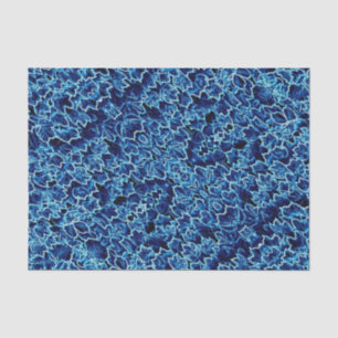 Papel De Seda Hiedra Azul Escarchada