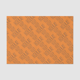 Papel De Seda Hiep Hiep Hoera Naranja Balloon Cumpleaños Holande